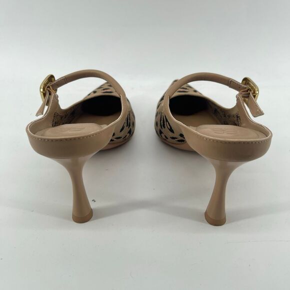 Cosy Island GraceLithe Leopard Knit Pointed Toe Heeled Mules Size 8.5, New - Picture 6 of 17